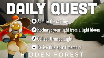 Daily Quest in Hidden Forest | sky children of the light | Noob Mode