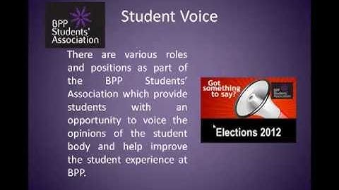 An introduction to the BPP Students