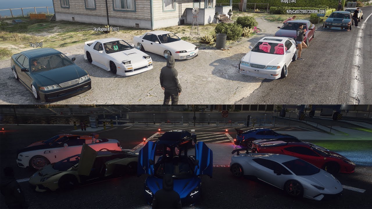 Exotic/Supercar Meet & Stance Car Meet - Cruise & Shenanigans | GTA 5 FiveM