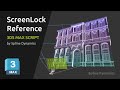 Overlay Transparent Reference Images to your Camera View: ScreenLock Reference 3ds Max Script