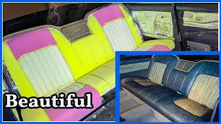 Ford Wagon Project Custom Seat Cover from Scratch 8-10