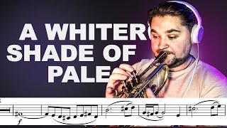 A Whiter Shade of Pale Trumpet Sheet Music (Procol Harum)