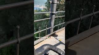 Road Cycling In With A Top View On The Mediterranean Sea