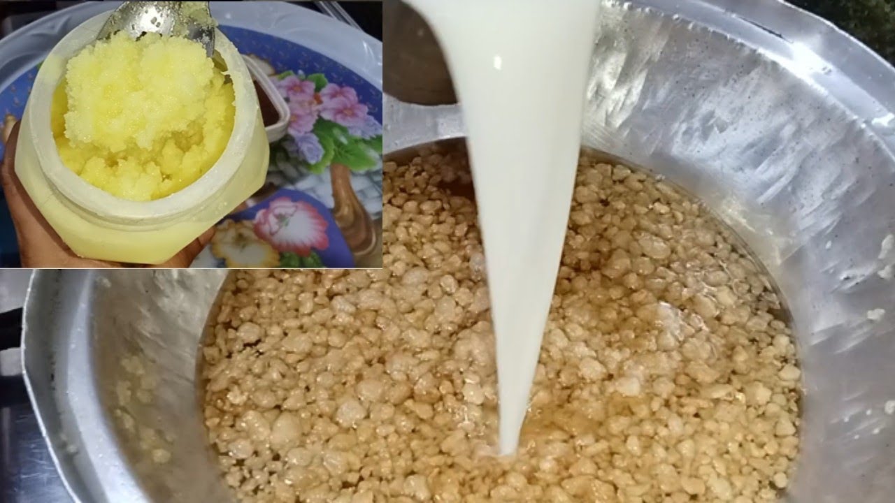 #تحويل الدهن لذبده بلدي فلاااحي#ازاي أحول الدهن لذبده بلدي #ضيفي اللبن على الدهن وشوفي النتيجه هنوفر