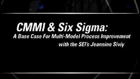 CMMI & Six Sigma - Jeannine Siviy | SEI | TRAILER