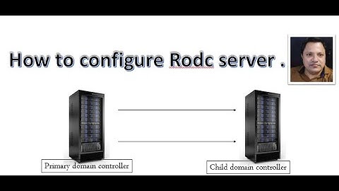 How to configure RODC server in windows server 2022