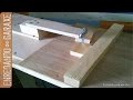 Carro de escuadrar con la sierra de calar de mesa. Jigsaw table crosscut sled Carro de escuadrar con la sierra de calar de mesa. Jigsaw table crosscut sled