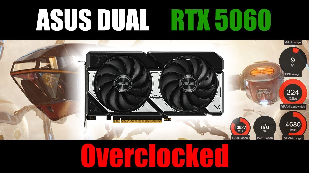 Card màn hình ASUS Dual GeForce RTX 5060 8GB GDDR7 Advanced