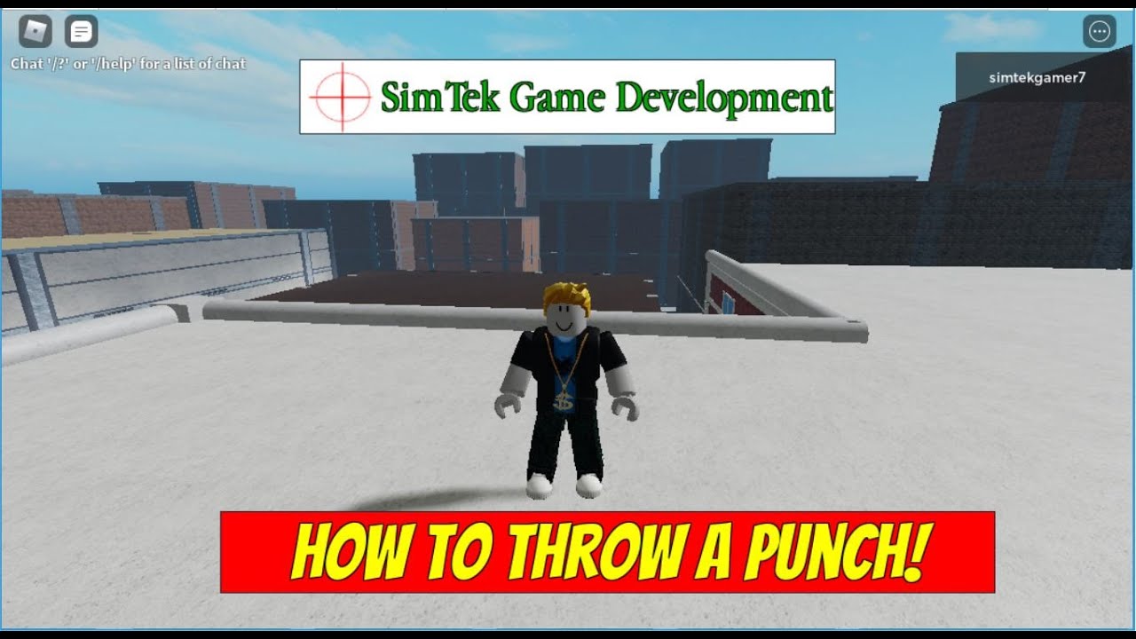 How To Make A Punch Animation In Roblox Youtube - how to punch in roblox studio