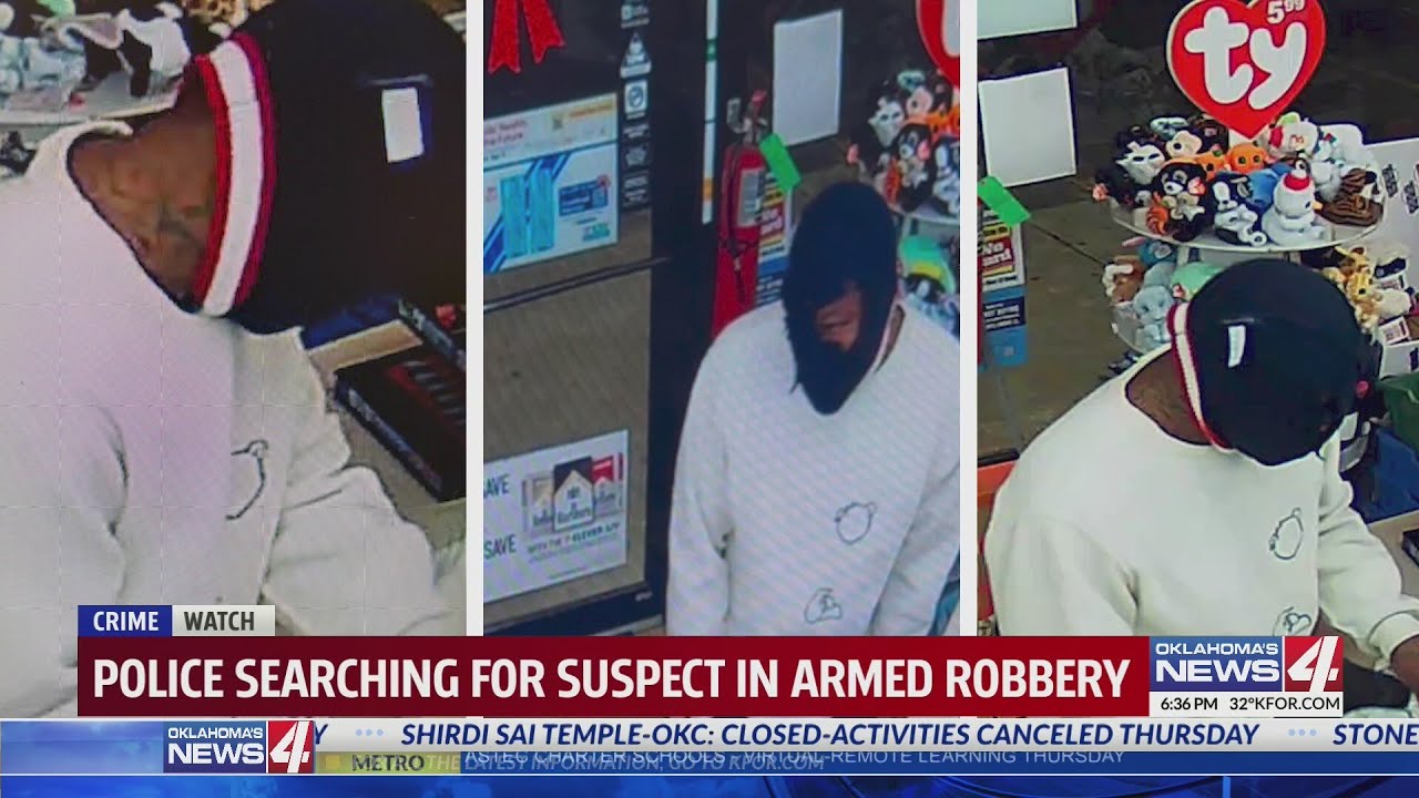 Police searching for suspect in armed robbery - YouTube