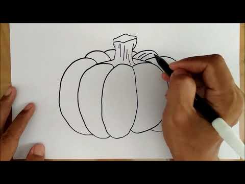 Video: Cara Menggambar Labu Secara Bertahap
