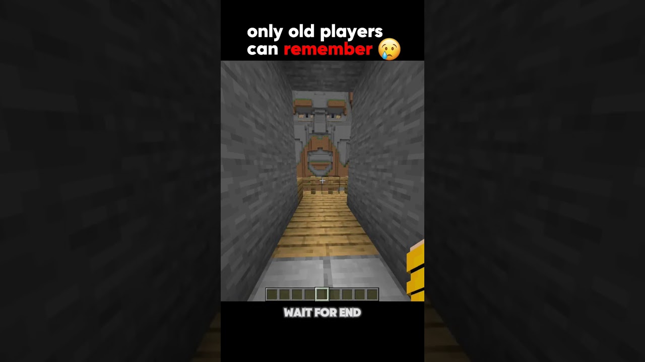 only old minecraft players knows || wait for end