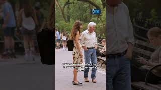 Richard Gere and Diana Silvers were spotted filming a scene for their new film "Asymmetry" in NYC.