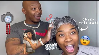 Letting my dad do my hair (MUST WATCH ) ...