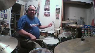 FatDan Playing Drums 5/11/2024  Sonor Kompressor Steel Snare 14