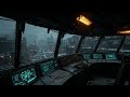 Spaceship Rainstorm Ambience – Relaxing Thunder & Rain Sounds in Alien Jungle for Deep Sleep
