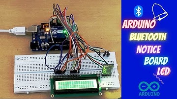 Arduino Bluetooth (HC-05) Wireless Notice Board using LCD