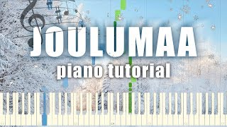 JOULUMAA - Piano Tutorial