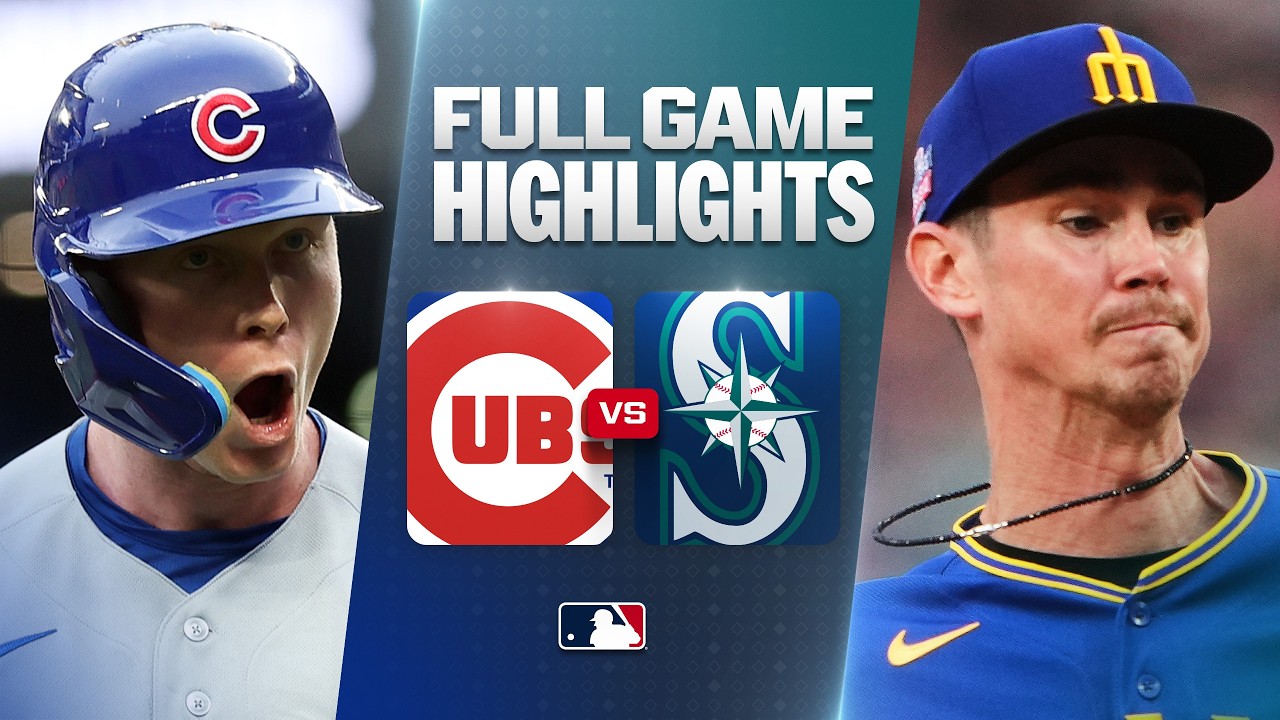 [메이저리그 베이스볼 (MLB)] 시애틀 매리너스 6 : 5 시카고 컵스 경기 결과·하이라이트