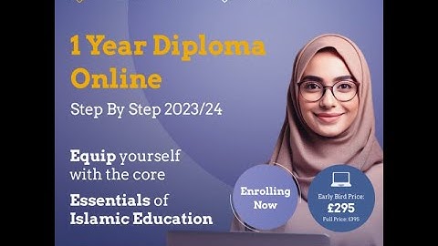 What is the iSyllabus Islamic Studies Diploma Step by Step?