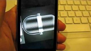 iPhone voice recorder accelerometer use
