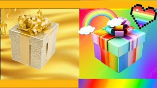 CHOOSE YOUR GIFT🎁 GOLDEN💛 OR RAINBOW🌈 COMMENT YOUR GIFT LIKE OR SUBSCRIBE PLZ🙏#chooseyourgift