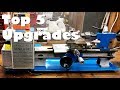 Top 5 Best Upgrades and Modifications! Mini Metal Lathe - A Year In Review Part 1
