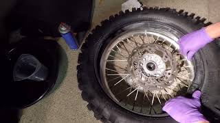Kenda Trackmaster II Install on WR250R - Part 2 (Rear)