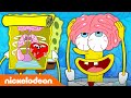 Every Time We See SpongeBob's Insides 🧠 | Nickelodeon Cartoon Universe