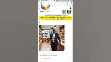 creating ad banner with nano banana google ai using images #designing #graphics #gemini