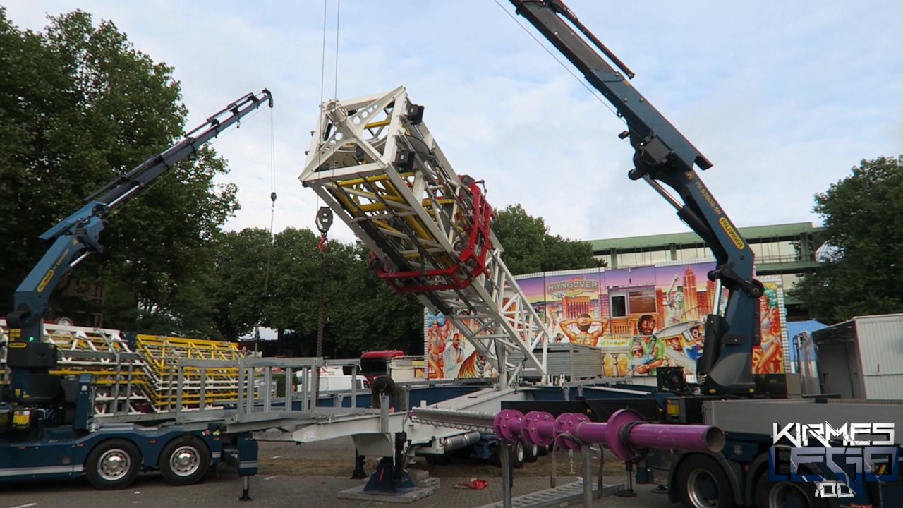 Hangover Schneider Aufbaudoku Bocholter Kirmes 2016 | KirmesBricks100