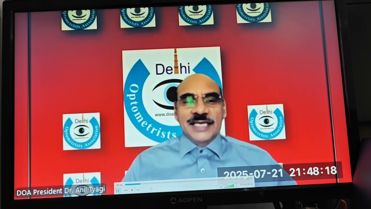 DOA ZoomMeeting with All Optometry Associations on03-08- 2025 for PILon OptometryCouncil 