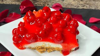 تشيز كيك  خالي من البيض وبدون فرن على طريقتي no bake cheese cake