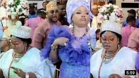 DOLLAR RAIN'S AS OBA AKAMO SETTLED RIFT BETWEEN PROPHETESS OLUBORI AND IYALAJE OODUA ON HER BIRTHDAY