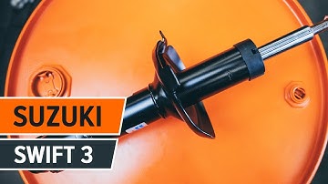Hoe een schokbreker vervangen op een SUZUKI SWIFT 3 [HANDLEIDING AUTODOC]