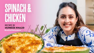 Easy Chicken Florentine | Baked Chicken and Spinach Casserole | Chef Muneeze Khalid