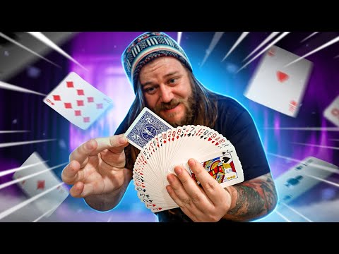 The MOST IMPOSSIBLE CARD TRICK In My NEW HOME! 