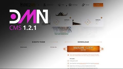 Mu Horizon DMN CMS theme 1.2.1