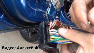 Как вставить пины в разъём / How to insert pins in the connector KIA Sportage R