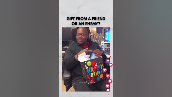 GIFT FROM A FRIEND OR AN ENEMY? #funny #gift #surprise #friendship #prank