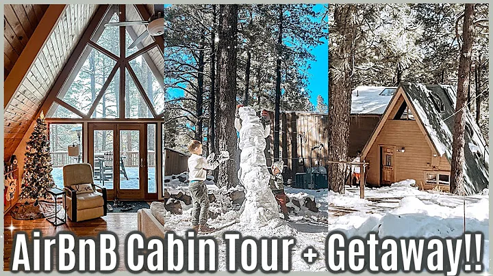 VLOG 24 - AIRBNB HOUSE TOUR :: WINTER CABIN GETAWA...