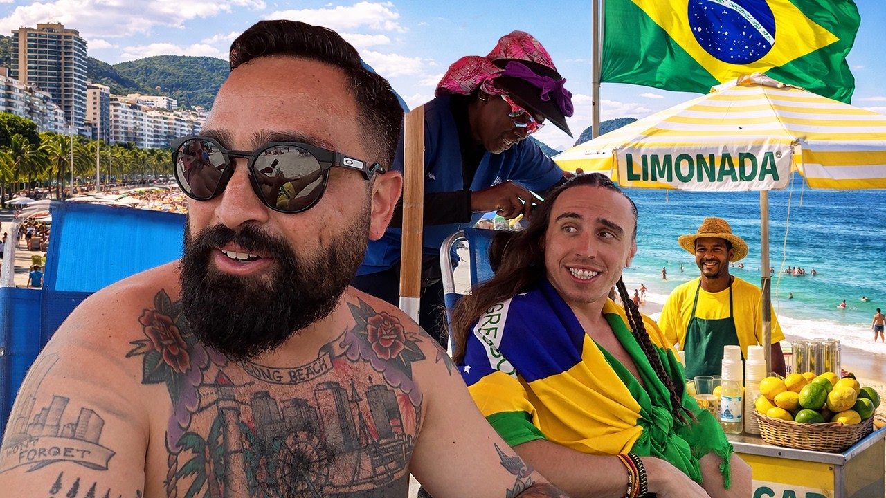 Embracing Every Street Vendor in Rio de Janeiro, Brazil 🇧🇷 – Video