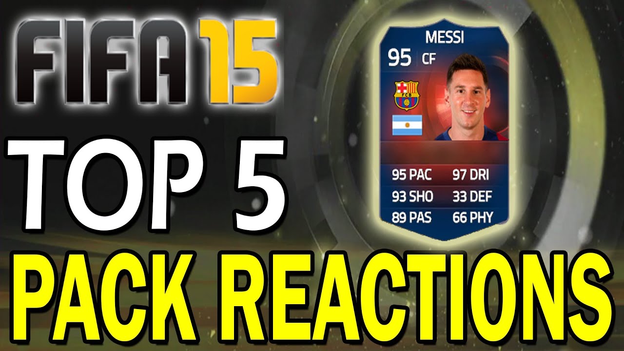 Fifa 15 - Top 5 Pack Reactions Of The Week #4 | Feat. Record Breaker Messi