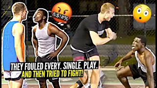 Trash Talkers Tried To FIGHT After Fouling On EVERY Single Play! Ballislife Squad 5v5 Gets HEATED!