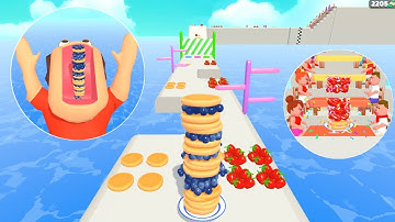 Pancake Run 🧁🥮 GAME - All Levels - Android IOS Gameplay - Levels:14-15 ISBR.