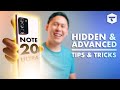 TOP SAMSUNG GALAXY NOTE 20 & NOTE 20 ULTRA 5G TIPS - HIDDEN & "ADVANCED FEATURES"