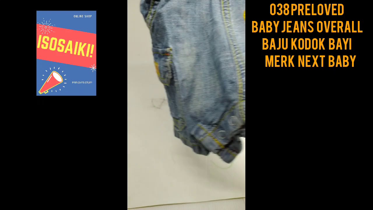 038 PRELOVED BABY JEANS  OVERALL BAJU  KODOK  BAYI  Next Baby 