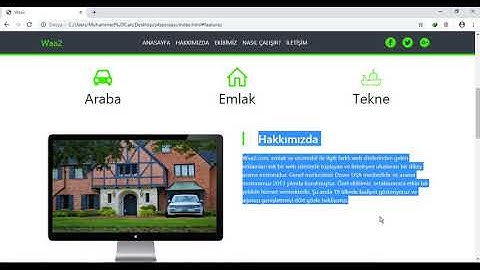 Responsive Site Tasarımı (Html-Css-Javascript-Bootstrap)