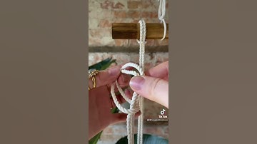 Hack for attaching long cords to your macrame projects! #shorts