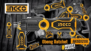 INGCO Obeng Set Ratchet AKISD 1208